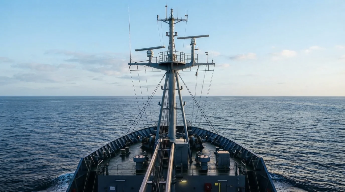 Vessel at sea